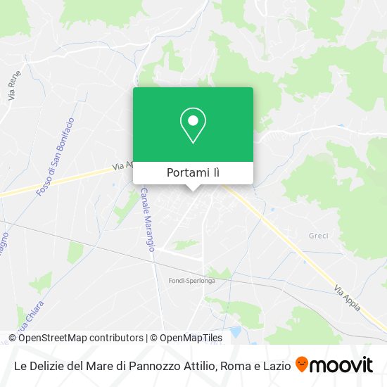 Mappa Le Delizie del Mare di Pannozzo Attilio