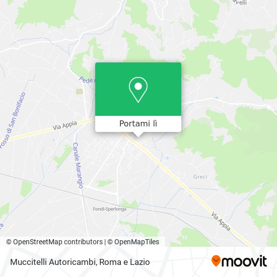 Mappa Muccitelli Autoricambi