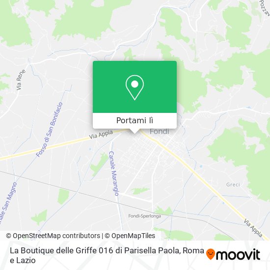 Mappa La Boutique delle Griffe 016 di Parisella Paola