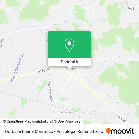 Mappa Dott.ssa Luana Marrocco - Psicologa