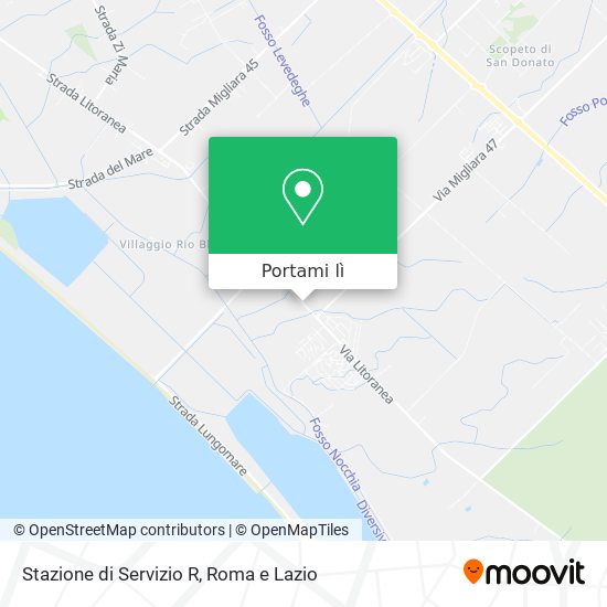 Mappa Stazione di Servizio R