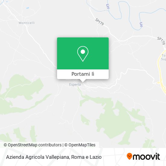 Mappa Azienda Agricola Vallepiana