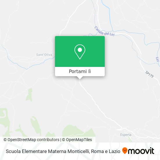Mappa Scuola Elementare Materna Monticelli