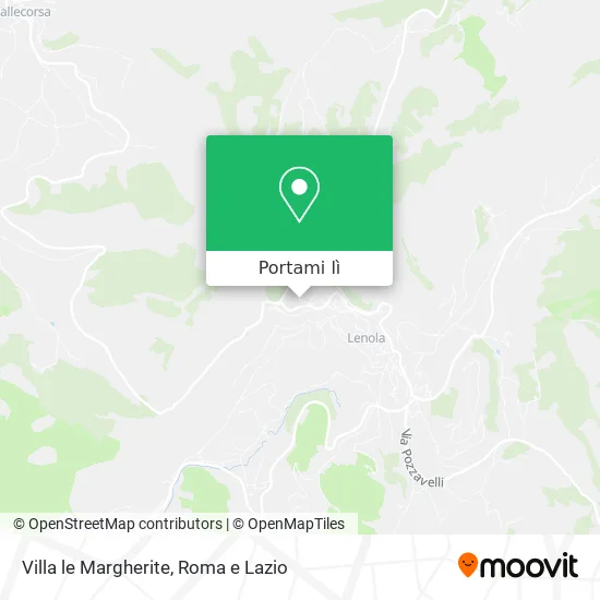 Mappa Villa le Margherite