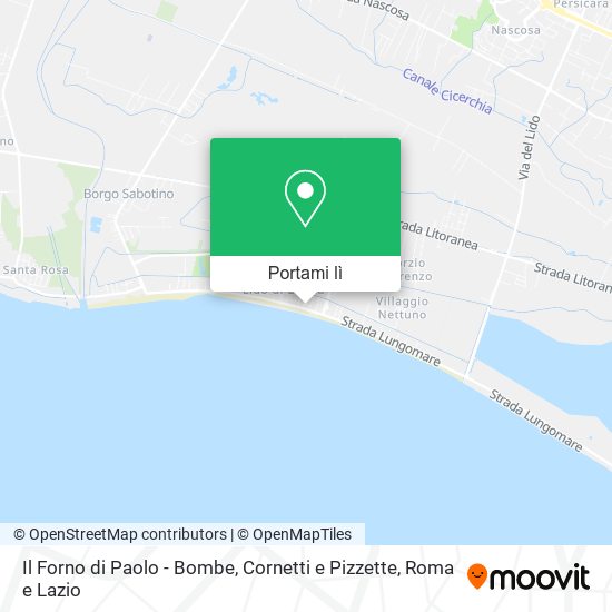 Mappa Il Forno di Paolo - Bombe, Cornetti e Pizzette