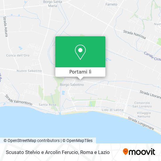 Mappa Scusato Stelvio e Arcolin Ferucio