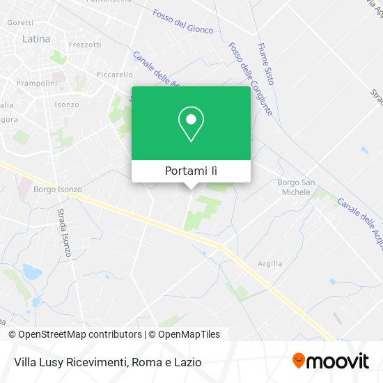 Mappa Villa Lusy Ricevimenti