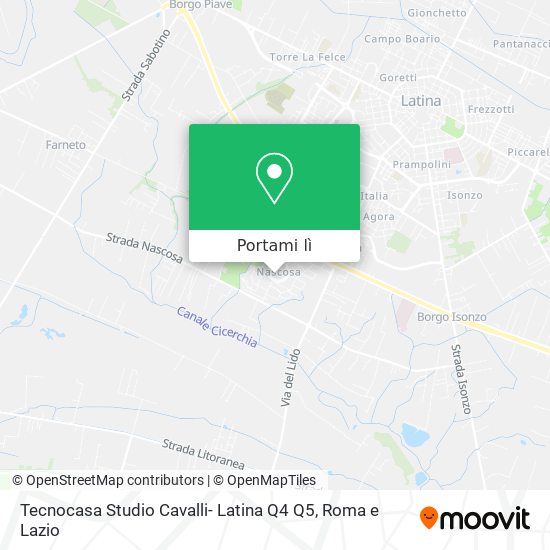 Mappa Tecnocasa Studio Cavalli- Latina Q4 Q5