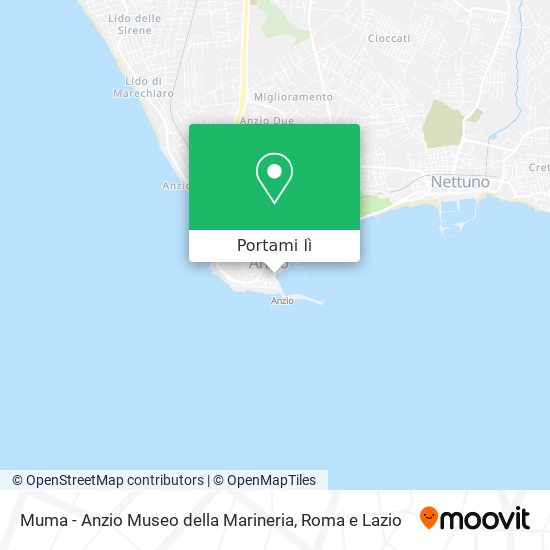Mappa Muma - Anzio Museo della Marineria