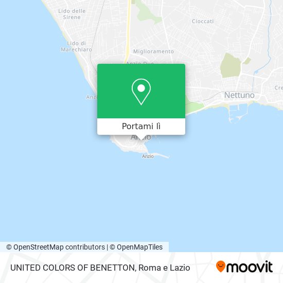 Mappa UNITED COLORS OF BENETTON