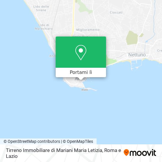 Mappa Tirreno Immobiliare di Mariani Maria Letizia