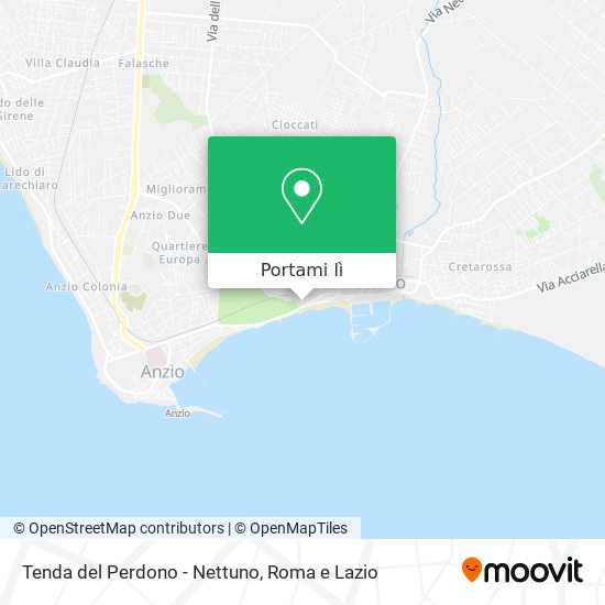 Mappa Tenda del Perdono - Nettuno