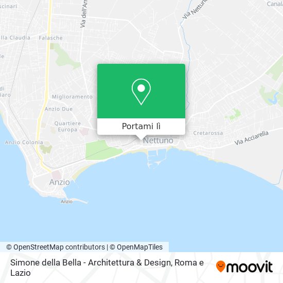 Mappa Simone della Bella - Architettura & Design