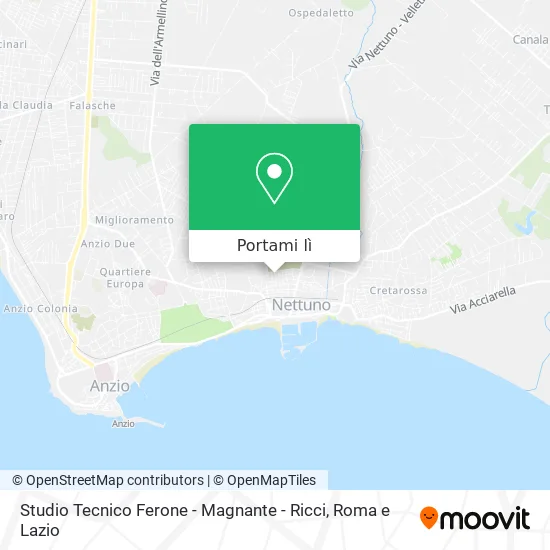 Mappa Studio Tecnico Ferone - Magnante - Ricci