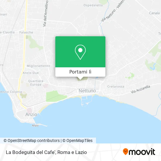 Mappa La Bodeguita del Cafe'