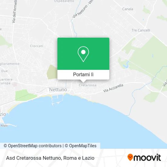Mappa Asd Cretarossa Nettuno