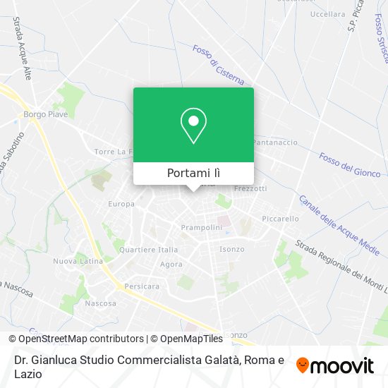 Mappa Dr. Gianluca Studio Commercialista Galatà