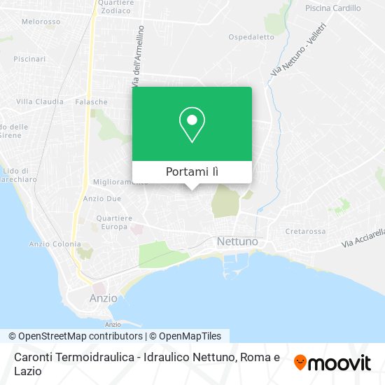 Mappa Caronti Termoidraulica - Idraulico Nettuno