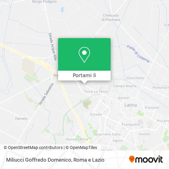 Mappa Miliucci Goffredo Domenico