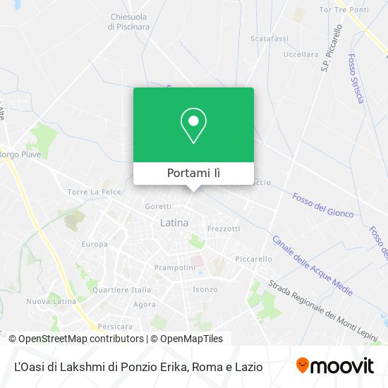 Mappa L'Oasi di Lakshmi di Ponzio Erika