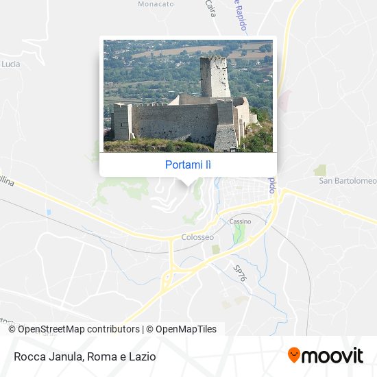 Mappa Rocca Janula