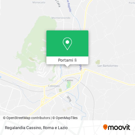 Mappa Regalandia Cassino