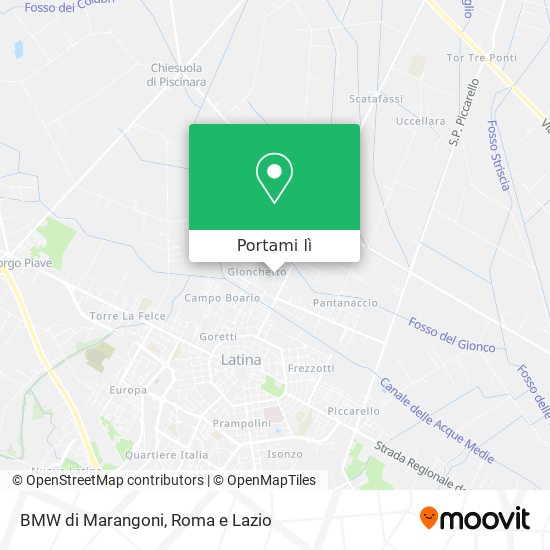 Mappa BMW di Marangoni