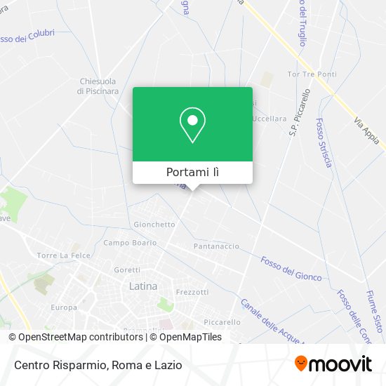 Mappa Centro Risparmio