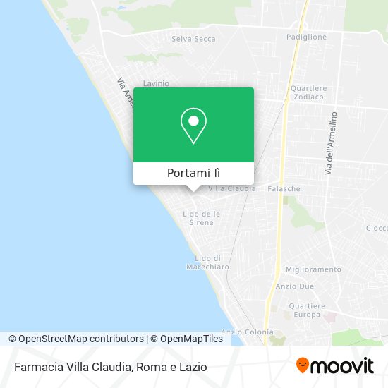 Mappa Farmacia Villa Claudia