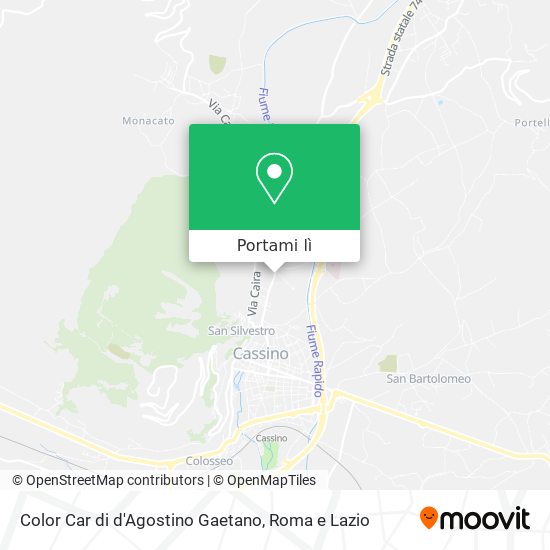 Mappa Color Car di d'Agostino Gaetano