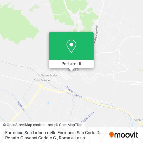 Mappa Farmacia San Lidano della Farmacia San Carlo Dr. Rosato Giovanni Carlo e C.