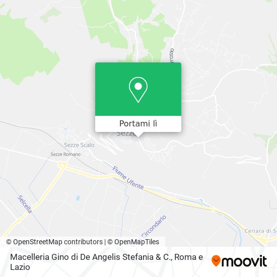 Mappa Macelleria Gino di De Angelis Stefania & C.