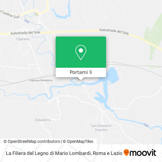 Mappa La Filiera del Legno di Mario Lombardi