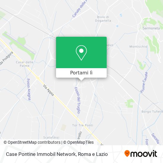 Mappa Case Pontine Immobil Network