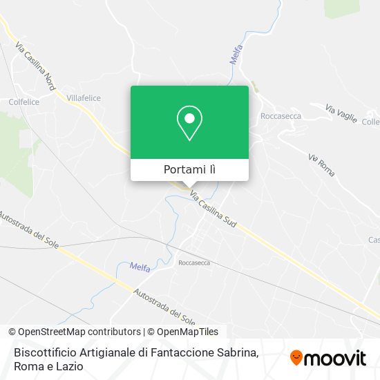 Mappa Biscottificio Artigianale di Fantaccione Sabrina