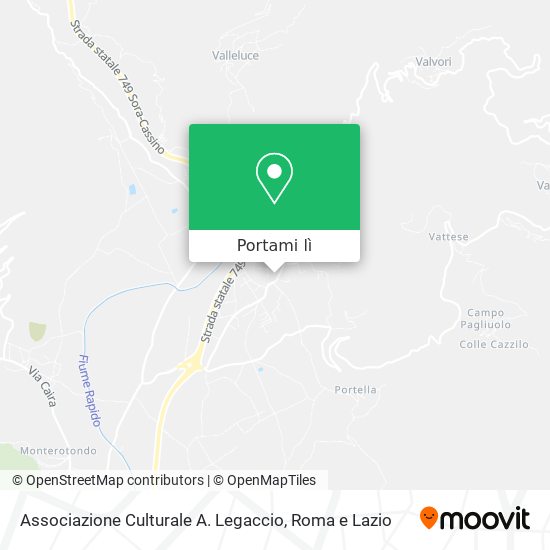 Mappa Associazione Culturale A. Legaccio