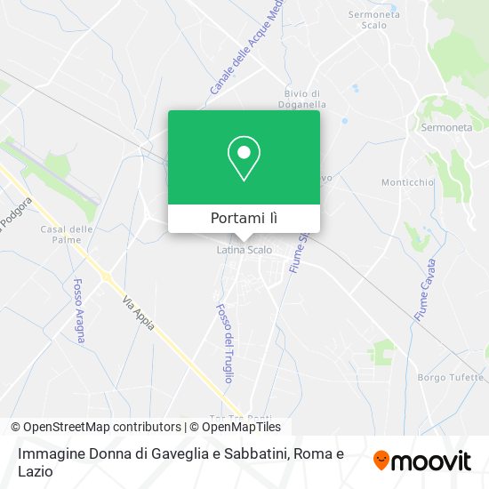 Mappa Immagine Donna di Gaveglia e Sabbatini