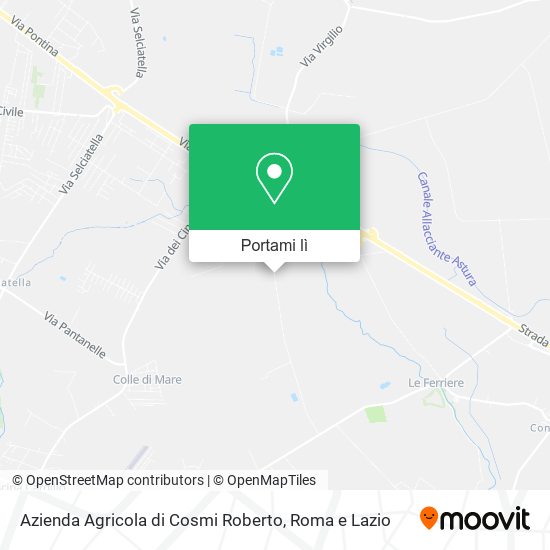 Mappa Azienda Agricola di Cosmi Roberto