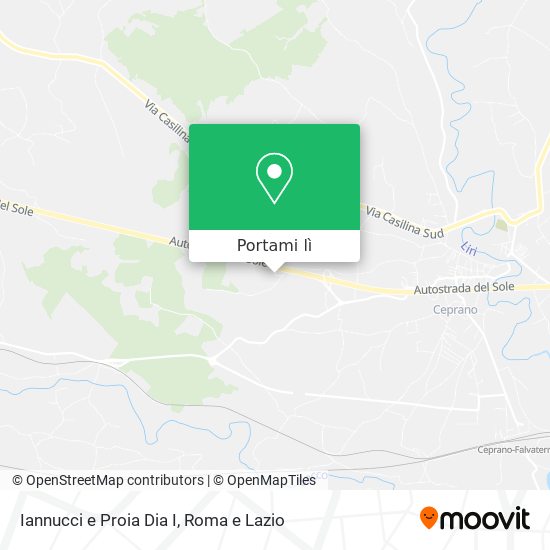 Mappa Iannucci e Proia Dia I