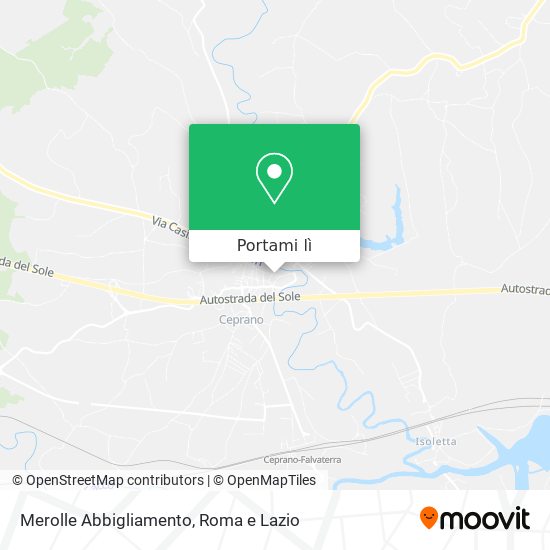 Mappa Merolle Abbigliamento