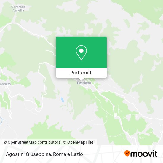 Mappa Agostini Giuseppina