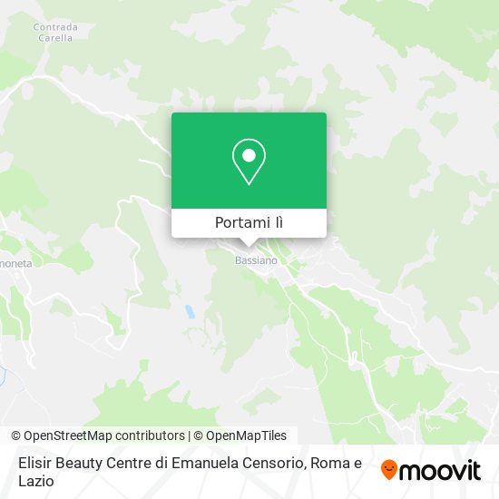 Mappa Elisir Beauty Centre di Emanuela Censorio