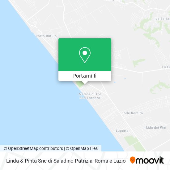 Mappa Linda & Pinta Snc di Saladino Patrizia