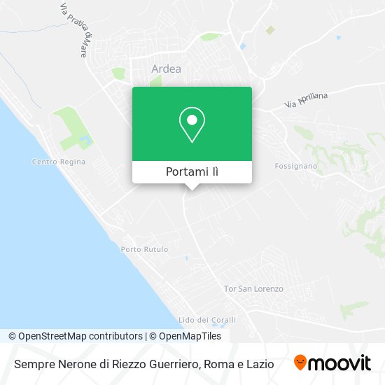 Mappa Sempre Nerone di Riezzo Guerriero