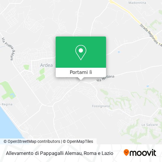 Mappa Allevamento di Pappagalli Alemau