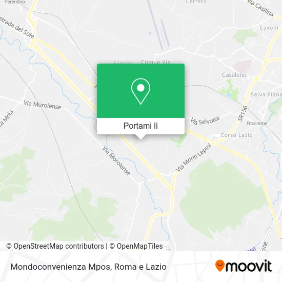 Mappa Mondoconvenienza Mpos