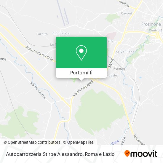 Mappa Autocarrozzeria Stirpe Alessandro
