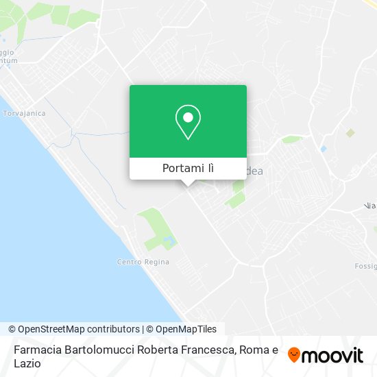 Mappa Farmacia Bartolomucci Roberta Francesca