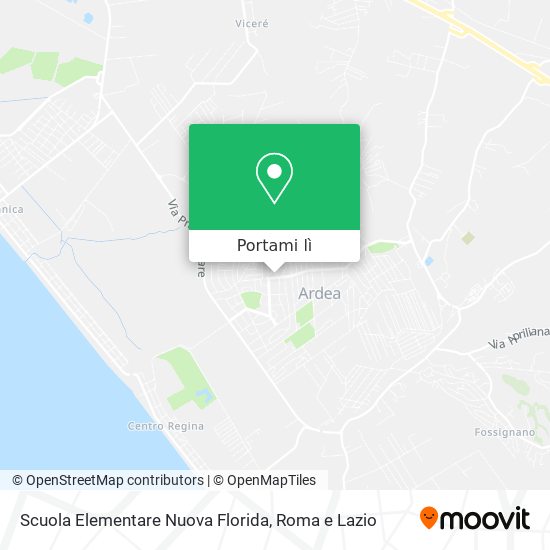 Mappa Scuola Elementare Nuova Florida