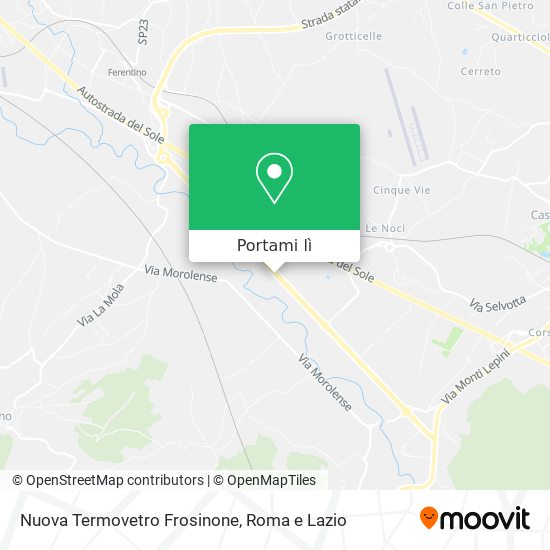 Mappa Nuova Termovetro Frosinone